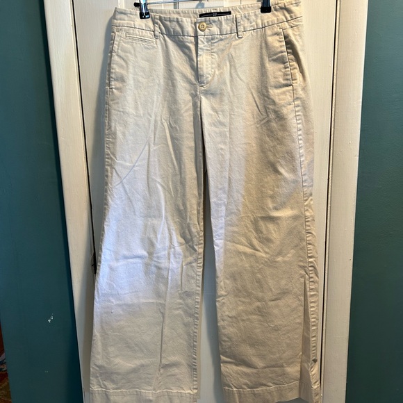 Gap Women’s Cream Wide-Leg Trousers - Picture 2 of 8